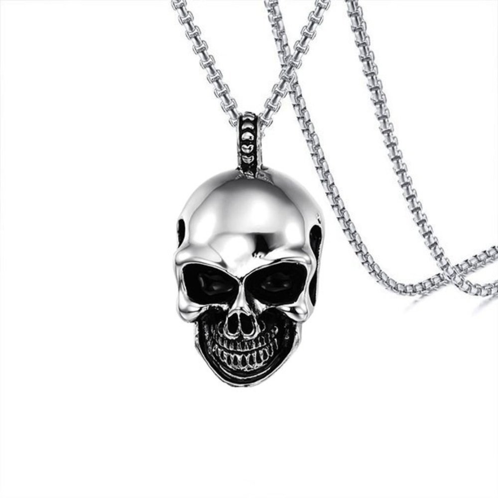 ❤️Ghost head Skull pendant Necklace for women/men, N90201P165
